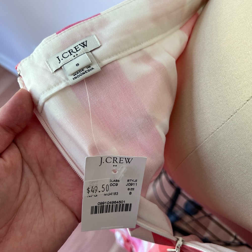 J. Crew Pink and Red Plaid Mini Skirt - Picture 5 of 6